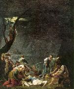 Karel Dujardin The Flood painting